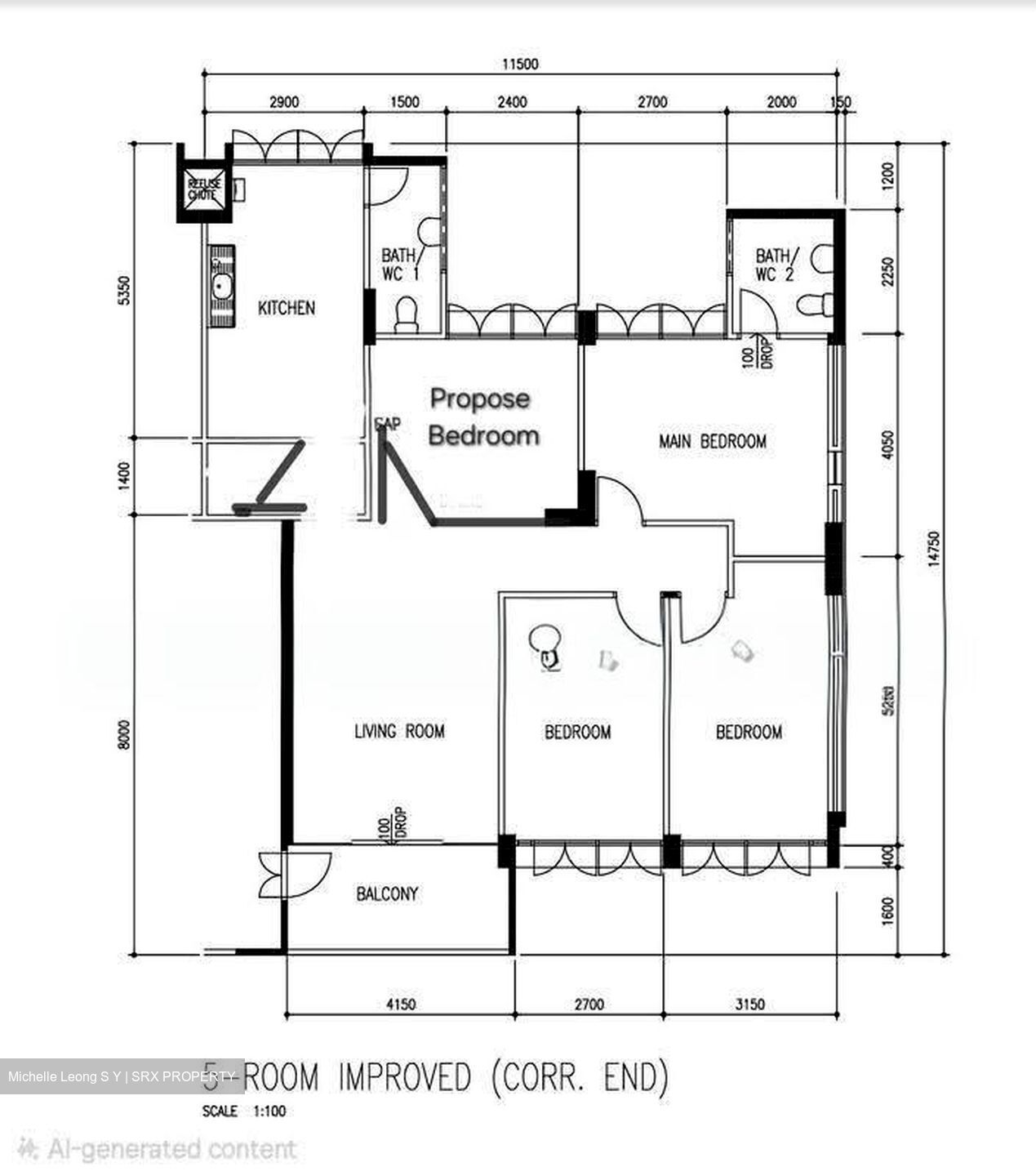 Blk 51 Chai Chee Gardens (Bedok), HDB 5 Rooms #626655291